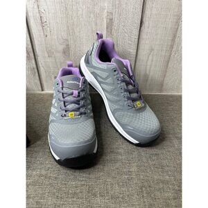 Nautilus Womens Velocity Safety Shoes Gray & Purple Size 9.5 D